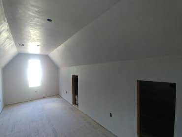 New addition plastered