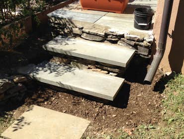 Stone steps
