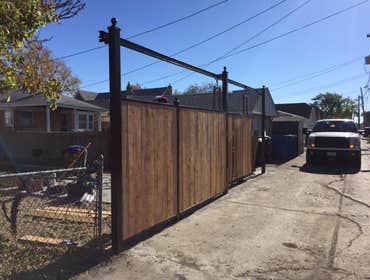 Garage Tear Down - Fence