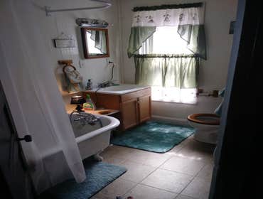 Photos by Oak and Stone Renovations #1 Insurance job. Small electrical fire damaging living room dining room and bath.