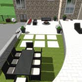 3D Design & Build Back Yard Pool & Living Space Design