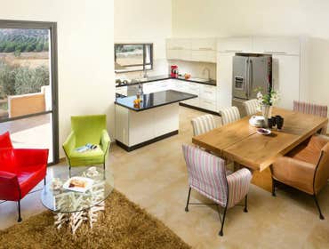 The Valley Project Modern Home with an open kitchen, Tile floor, Aluminum windows & doors, smooth walls, Luxury Bathroom, etc.