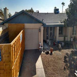 Asphalt shingle before picture