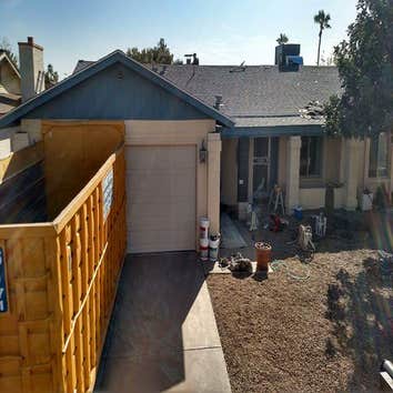 Asphalt shingle before picture