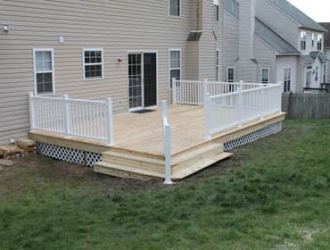 "Ground Level" Decks