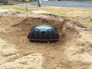 May 2015 dozing tank install