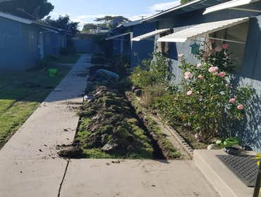 Photos by Juan Sandoval Plumbing & Irrigation #3 water main replacement for 5 unit apts
