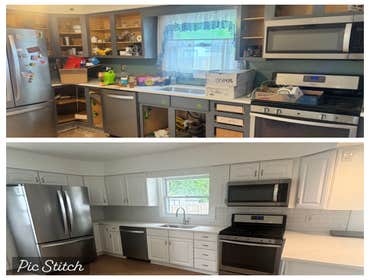 Photos by Grace & Grit Construction LLC #2 All new interior doors
New exterior basement door
New luxury vinyl plank flooring
new shower
Stylish ne