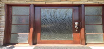 Poured Glass Custom Made
