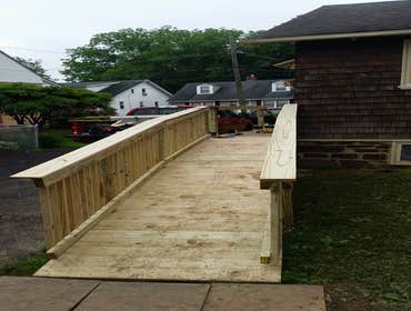 Photos from WILLIAM ODONNELL Temp access ramp.