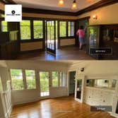 Photos by Bear Island Painting #1 Prep, patch as needed, full prime woodwork, caulk and paint - 2 coats using premium paints.