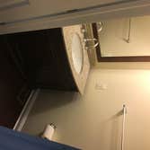 Bathroom Remodel Project Date: Aug 2016
Details: A bathroom renovation that consists of new flooring, toilet, marble sink, glass, paint, shelves, pl