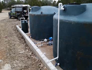 Whole House Rainwater collection system. Dripping Springs