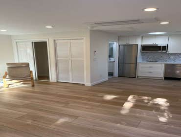 Garage conversion to an ADU This garage conversion in Palo Alto was transformed into a functional ADU with a clean and basic design. The project includ