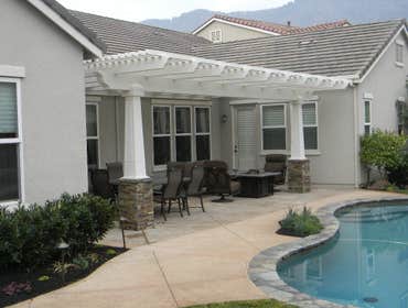 New Project 1 Pleasanton, Ca. Cabana & Pool House. Pool by Riviera Pools Danville, Ca.