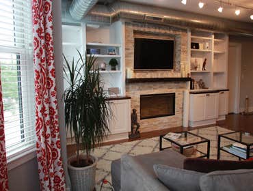 Living room built in