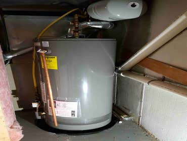 water heater install