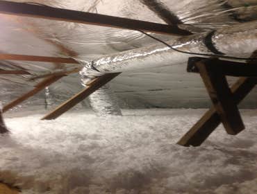 Attic insulation