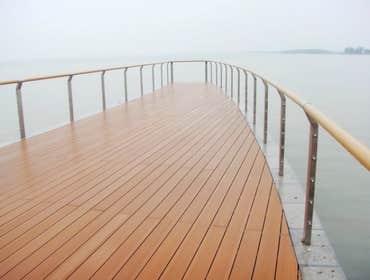 WPC decking for dock WPC decking for dock
Hollow and solid decking availabel