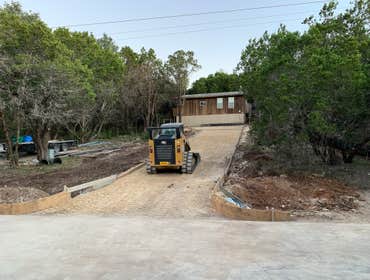 Driveway base grading+ Framing