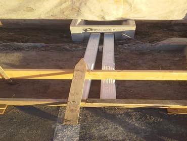 New roof drain box and outlet