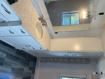 Bathroom I gutted and remodeled 1