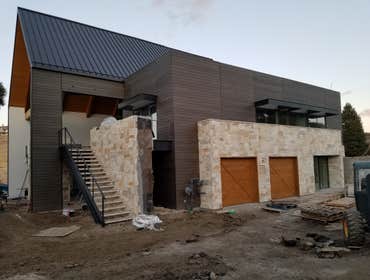 TruGrain made with Resysta This home owner hired DJK Construction, Inc. to install TruGrain made with Resysta 4 Channel Hollow profile with custom trim