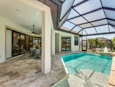 Out door pool area Ryker