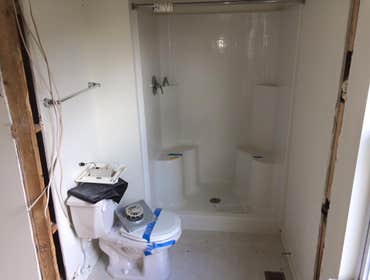 master bathroom before