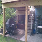 New deck with vinyl railing