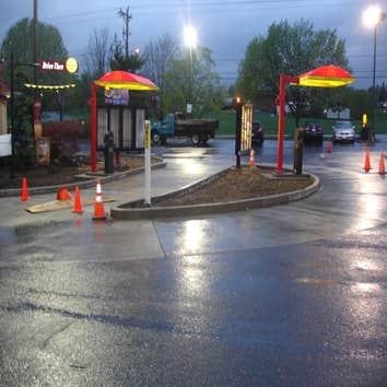 Turner Concrete And Excavating Inc Project McDonald's Harrisonburg Drive Thru Improvements; New Concrete Driveway near Luray Caverns, VA
