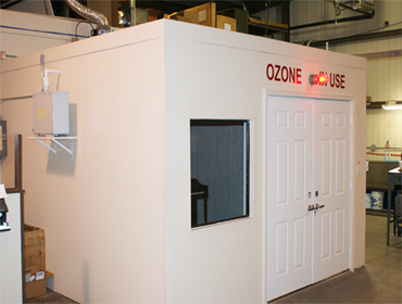 Ozone chamber at Single Source Facility
