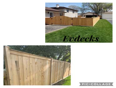 Photos by Evdecks Construction #4 WE BUILT DECK,BUT WE ALSO INSTALL FENCES WOOD OR VINYL