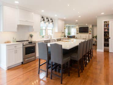 Transitional Family Kitchen in Plymouth Meeting, PA