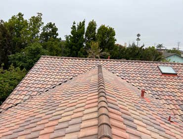 Barcelona Concrete Tile Re-Roof in Fountain Valley, CA