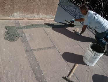 Manzanita , Lake Forest deck water proofing, re flash and paper sliding doors, re stucco, paint