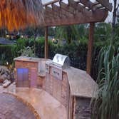 Outdoor Kitchen with Pergola