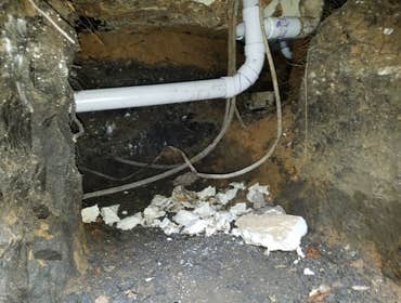 Residential drain re-pipe