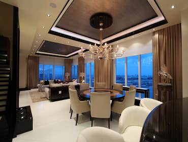 ASIA 3403 Complete design+build interiors buildout of an incredible 4-story penthouse unit in Miami's exclusive Brickell Key with unbelievable views of