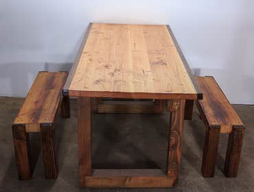 Farm Table and Benches