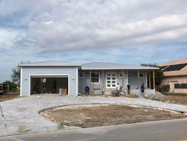 Kings - Custom This is a custom build for the Kings. I features 3 bedrooms and 2 1/2 bathrooms with a 2 car garage. The theme of this house was Coas