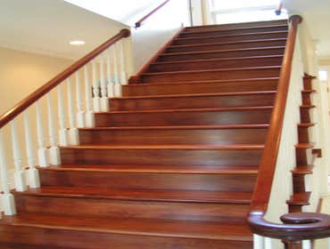 Our Showroom We have over 1500 square feet Hardwood Floors, in our showroom, to INSPIRE you. You pick your wood, custom stain color, design pattern, bo