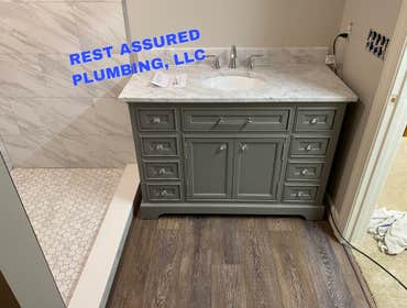 Photos by Rest Assured Plumbing, LLC #1 From demolition to rough-in to fixture setting, we do it all. Sewer repair and replacement, water filtration sy