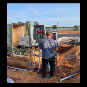 Photos by Elite Electrical Installations LLC #1 Built 200 amp service for septic pump and hooked up the controls and the alarm system.