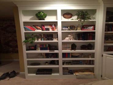 Lifetime Warranty Construction Custom Designed Bookcase We took the homeowners ideas, drawings, and referenced pics of what him and his wife desired. W
