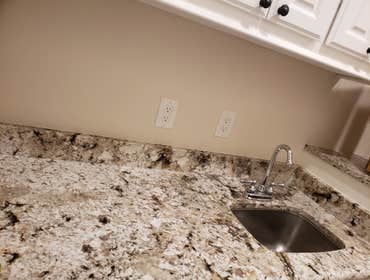 The Lovely Lake House! Complete Home Remodel. Set In Stone Creations was in charge of all countertops and surfaces for this project. For the Kitchen, p