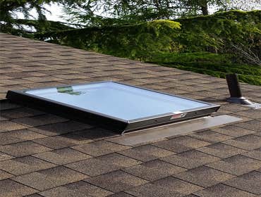 New skylight and flashing