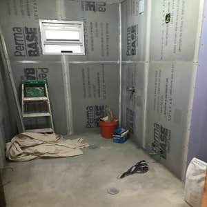 Photos by Proper Contracting Ny Inc #1 Remove old wood door and replace new metal door.
