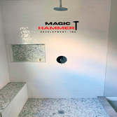 Bathroom Remodel Two of the bathrooms were from a full remodel we did on this LA mansion