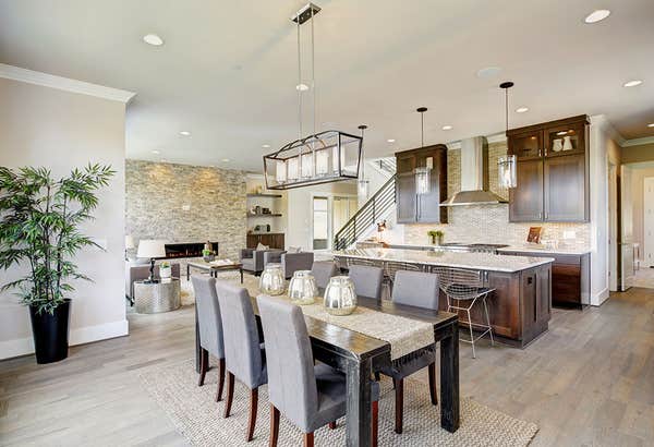 Living Room & Fireplace | Refined Rustic | Westlake Village, CA